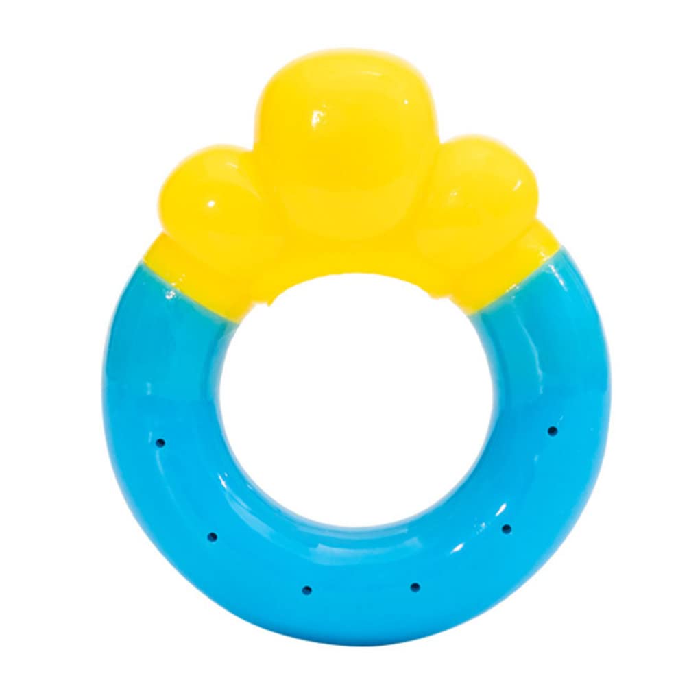 POPETPOP Freezable Dog Teething Toy - Cooling Chew Toy for Puppies & Small Dogs, TPR Material, Water Absorbent, Safe Molar Toy for Teething Relief | Perfect for Home, Beach & Travel Use