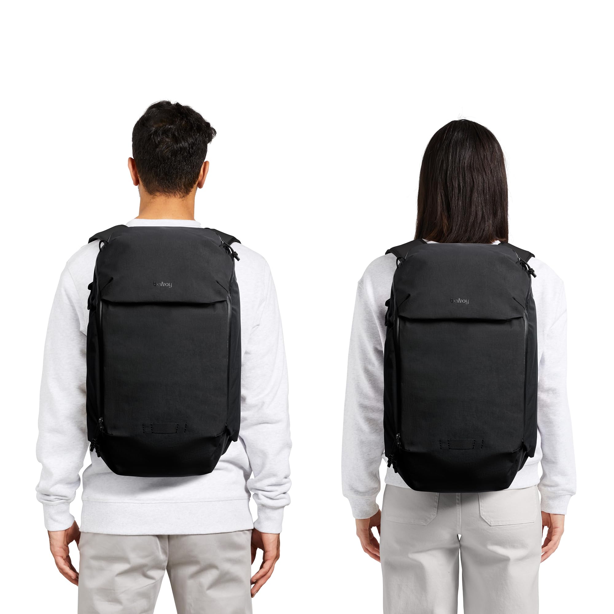 Bellroy Venture Ready Pack 26L Backpack with Luggage Pass-Through - Water-Resistant Travel Backpack for Commuting, Hiking & Airplane Carry-On - Black