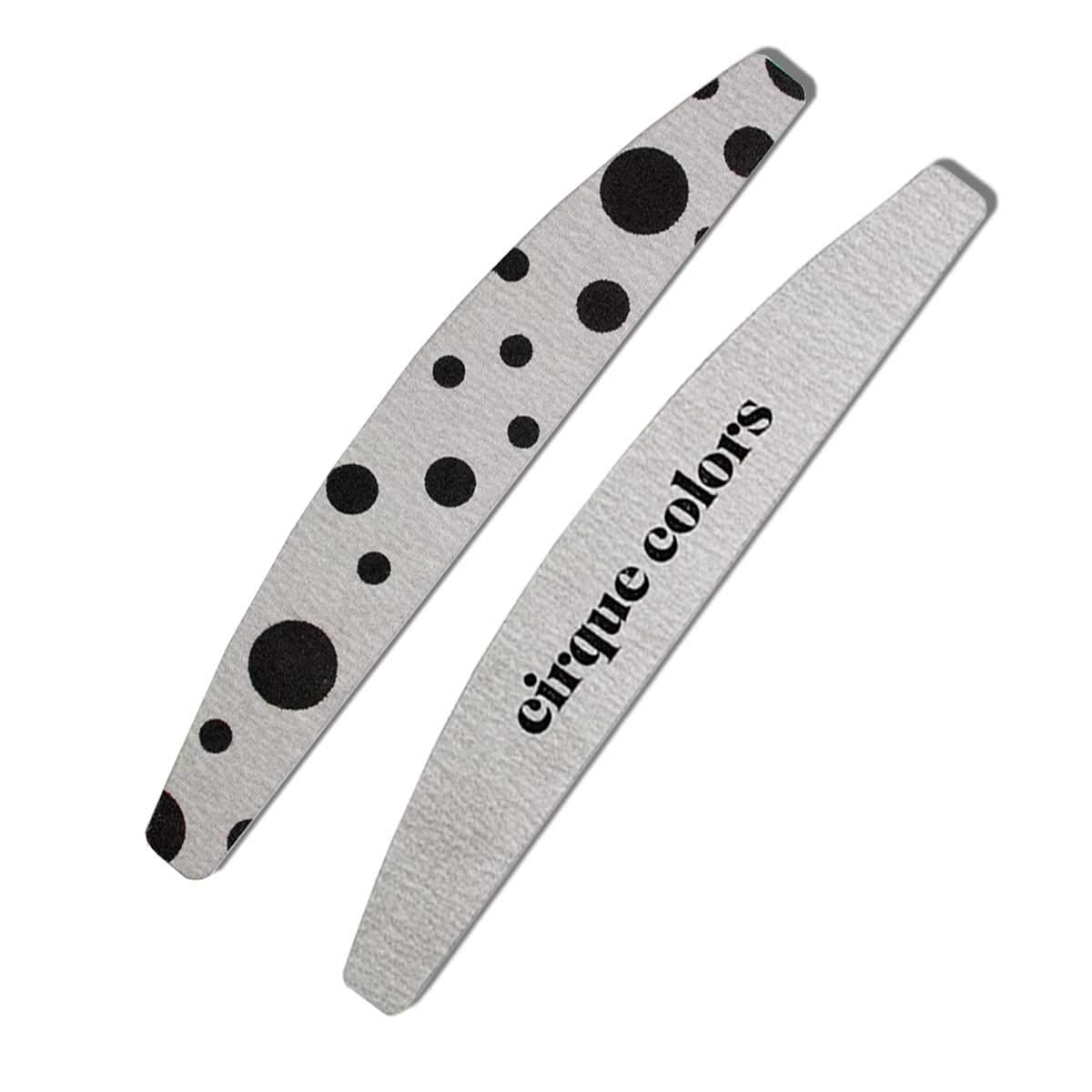 Cirque Colors Professional Emery Nail Files Set of 2 - Nail Art Tools for Manicure, Pedicure & Nail Care - Perfect for Home Salon, DIY Nail Designs & Professional Use