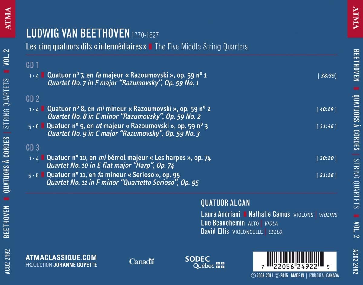 Beethoven String Quartets Vol 2 - Complete Classical Music Collection for Relaxation, Study & Dinner Parties | High-Quality Audio Recording