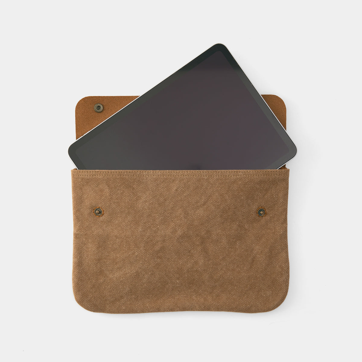 TRAVELER'S COMPANY Traveler's Factory Canvas Pouch M Size Beige - Perfect for Travel, Office & Everyday Essentials Organization