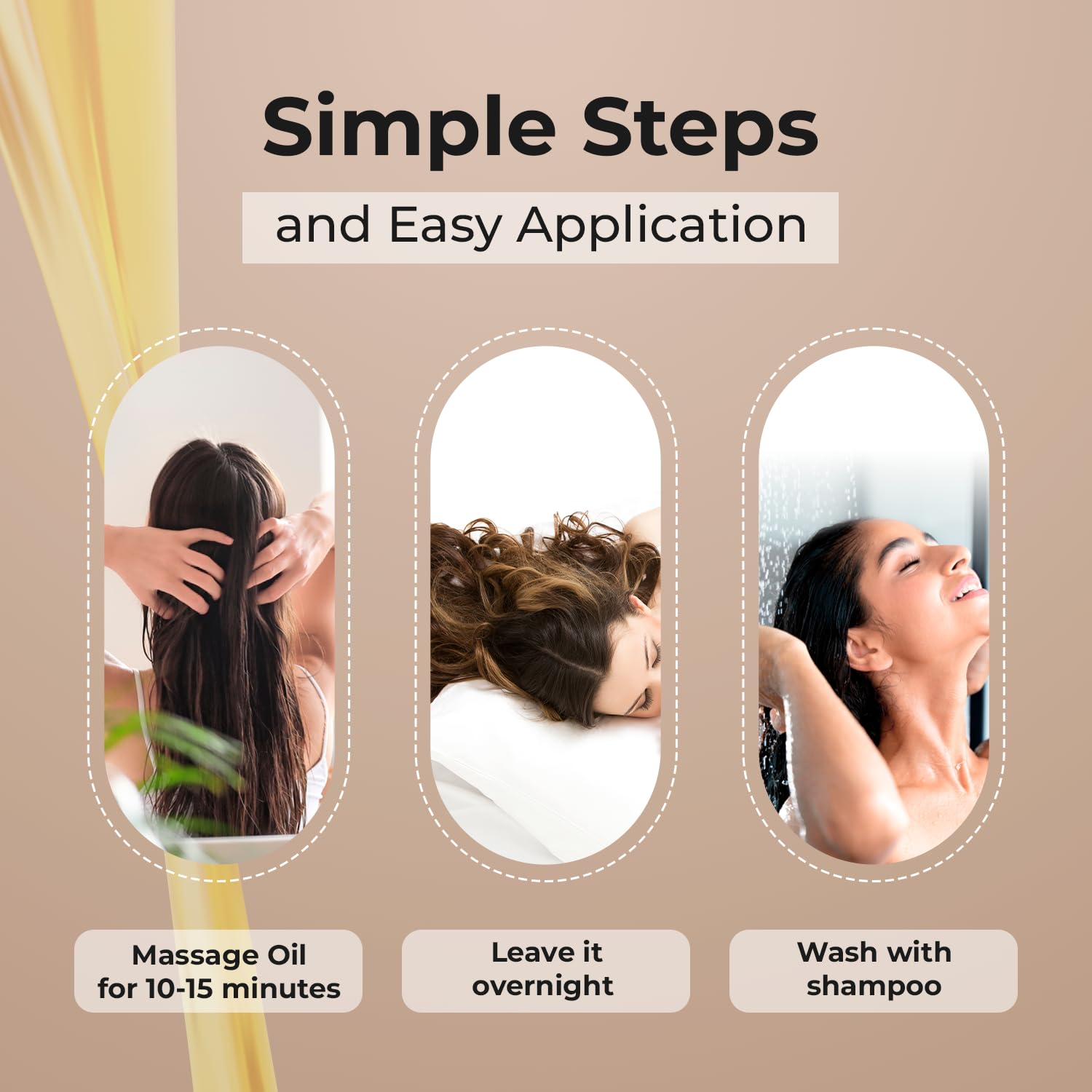 Enshine Hair Growth Oil for Women & Men - Lightweight, Non-Sticky Formula for Hair Fall Control & Styling | 2-Pack (100ml Each) | Perfect for Daily Hair Care, Scalp Massage & Split End Treatment