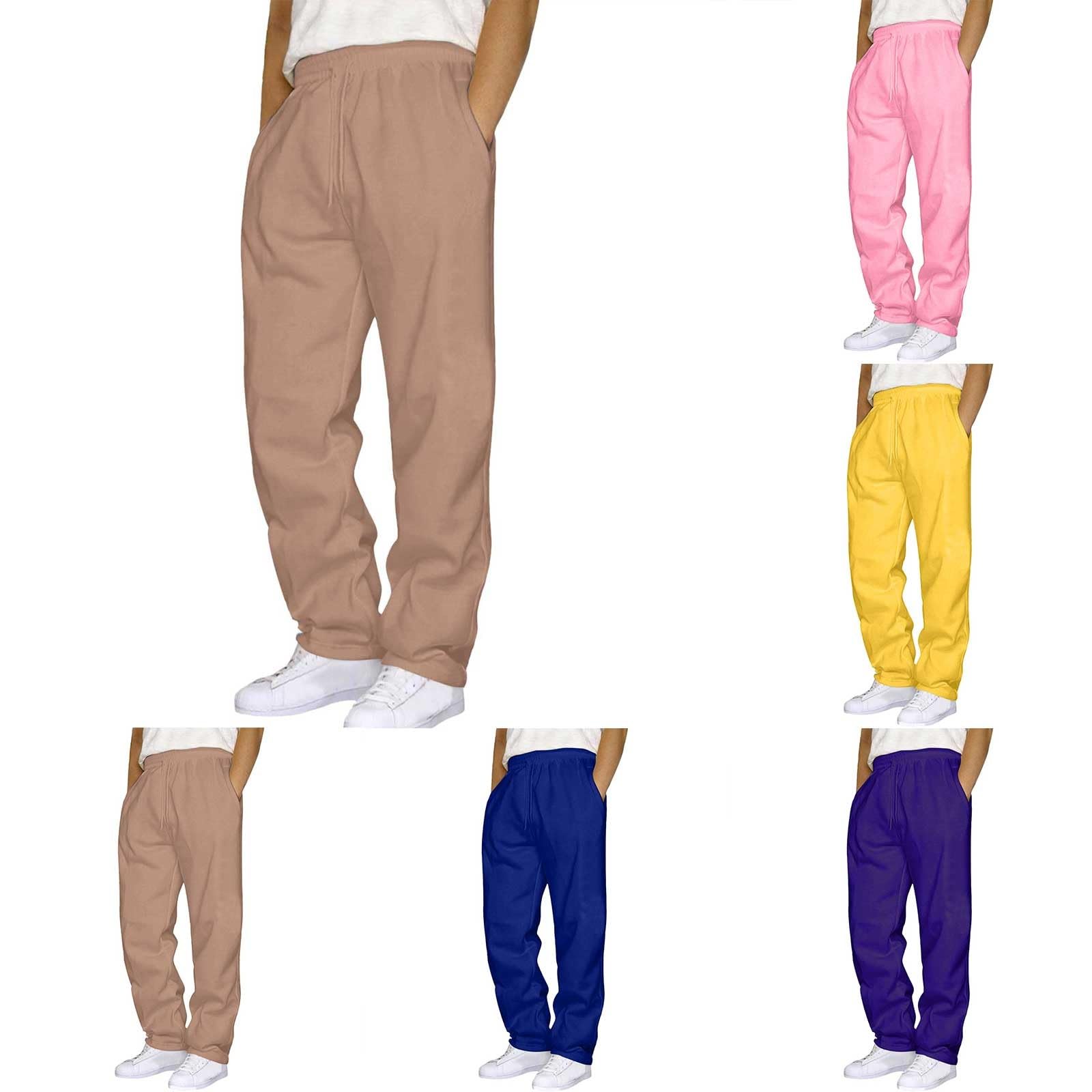 Men's Sweatpants - Gym Running Workout Joggers with Drawstring & Pockets | Comfortable Athletic Trousers for Fitness, Training & Casual Wear