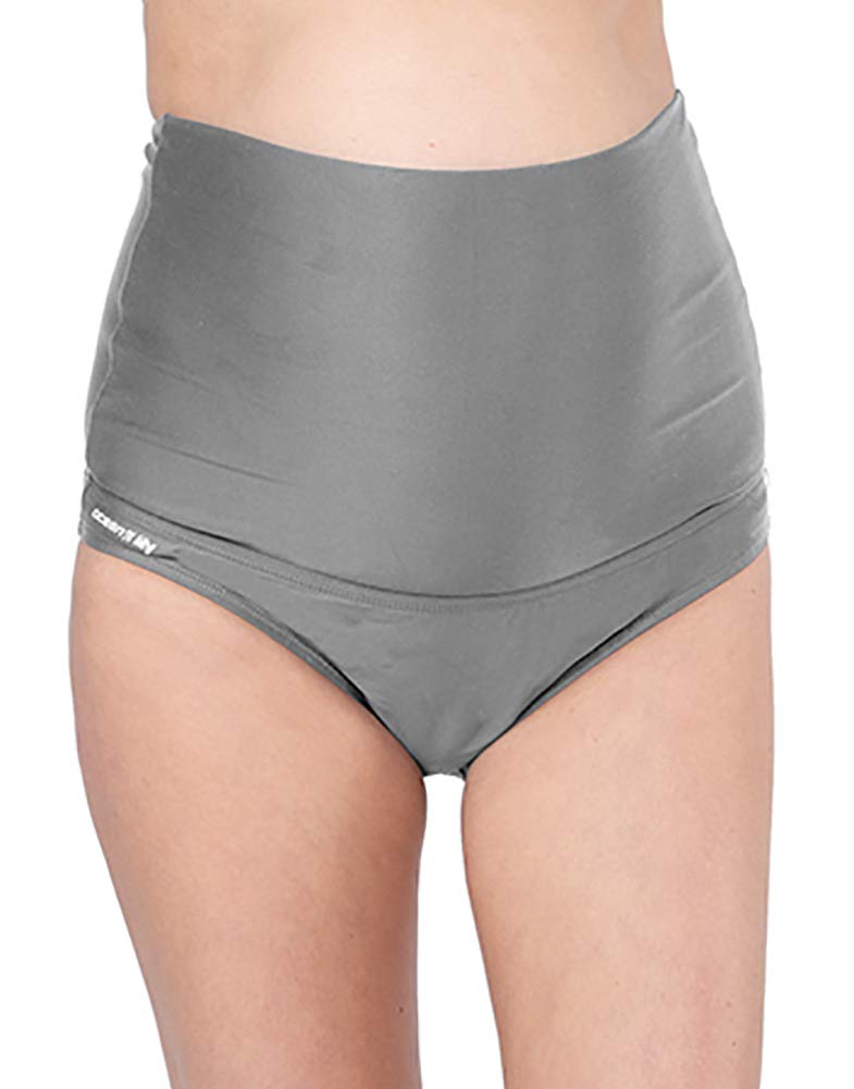Oceanlily High Waist Maternity Swim Bottoms - Over The Belly Pregnancy Swimwear for Women | Perfect for Beach, Pool & Maternity Photos