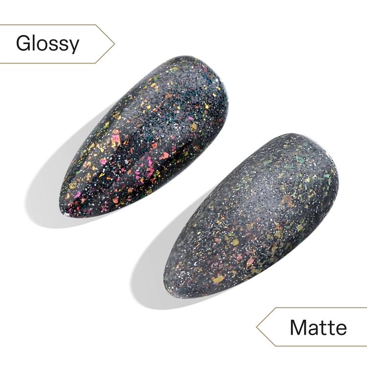 Apres Gel X Flash Glitter Nail Polish - Just A Phase FG07 | Long-Lasting Shimmer & Sparkle for Manicures, Pedicures, and Nail Art Designs