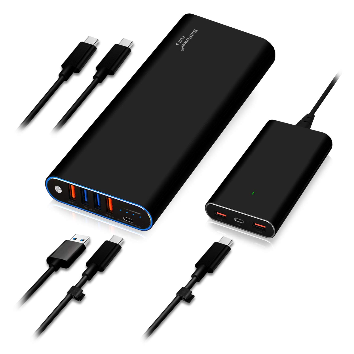 BatPower 210Wh High-Speed PD USB-C Laptop Power Bank - Portable Charger for HP Spectre X360, Dell XPS, Razer Blade Stealth - Includes 120W Slim PD Adapter | Perfect for Travel, Business Trips & Remote Work