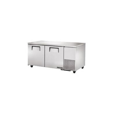 True 67 Undercounter Freezer with 2 Solid Doors - TUC 67F Commercial Grade Freezer for Restaurants, Bars, and Home Kitchens | Compact Space Saving Design for Small Spaces