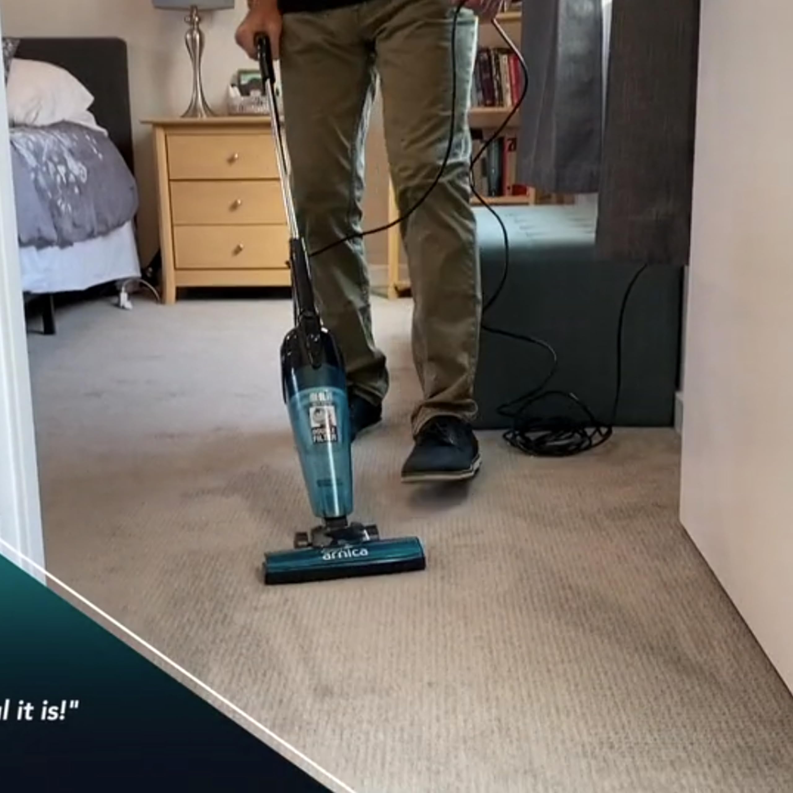 Berghoff Merlin All-in-One Corded Vacuum Cleaner with Attachments - Powerful Suction for Carpets, Hard Floors & Pet Hair | Ideal for Home, Office & Car Cleaning (Orange)
