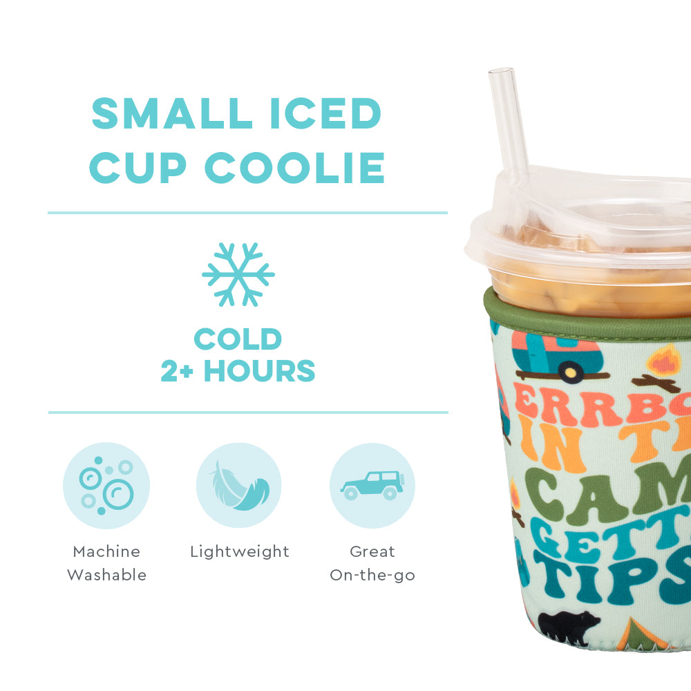 Errbody In The Camp Small Iced Cup Coolie - Insulated Can Cooler for Beer & Soda - Perfect for Camping, BBQs, and Outdoor Parties
