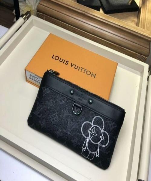 LV Keepall Bandouliere 45 Monogram Eclipse Canvas Travel Duffle Bag - Stylish Carry-On Luggage for Weekend Getaways & Business Trips