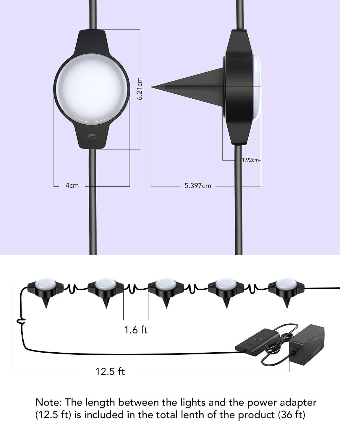 Govee 15-Pack RGBIC Outdoor Pathway Lights with Warm White - IP67 Waterproof, 36ft Low Voltage Walkway Lighting, App Control, 43 Scene Modes, Music Sync (80 LM) - Perfect for Garden, Patio, Driveway & Landscape Lighting