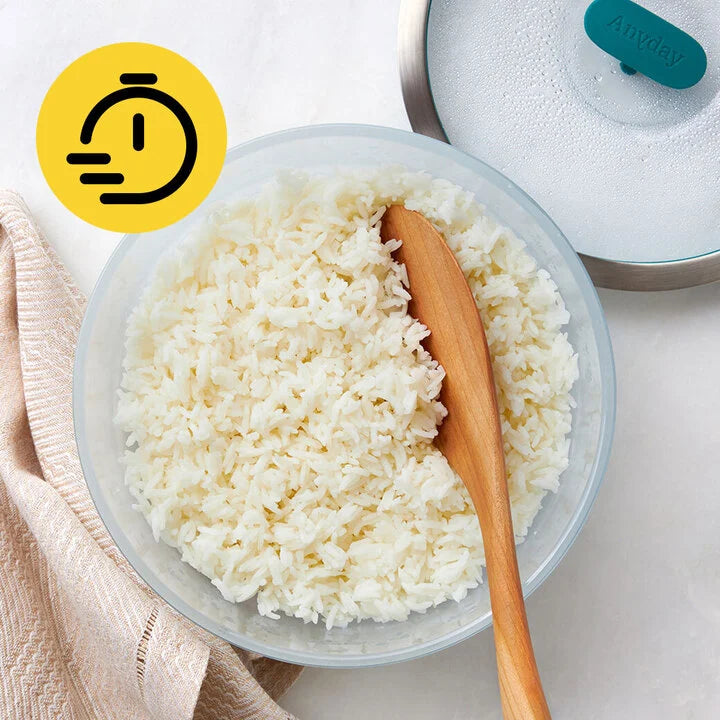 5 Minute Instant Rice - Quick & Easy Cooked Rice for Busy Meals, Meal Prep & On-the-Go Eating
