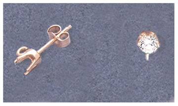 Sterling Silver or 14K Gold 3.5mm Round Dangle Earrings Set (2 Pieces) - Open Hoop/Ring Design - Perfect for Everyday Wear, Parties & Gifting - USA Made Jewelry