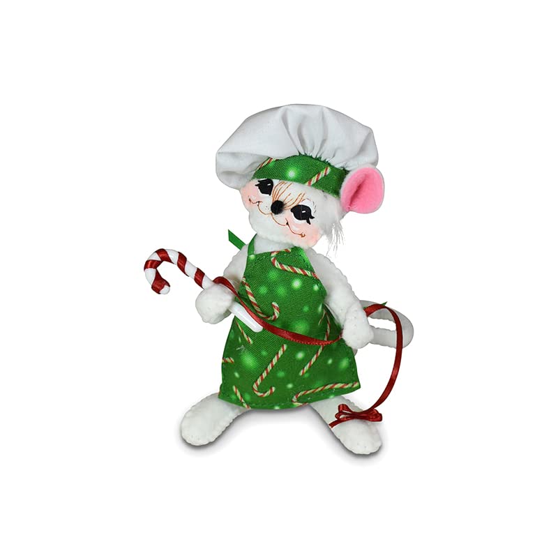 5in Candy Cane Stripes Chef Mouse