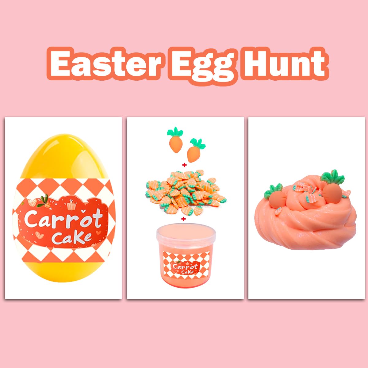 4 Pcs PreFilled Easter Eggs with Slime & Charms - Fun Easter Egg Hunt Toys for Kids, Boys & Girls - Easter Basket Stuffers, Party Favors & Gifts - Great for Easter Celebrations, Birthday Parties & Classroom Activities