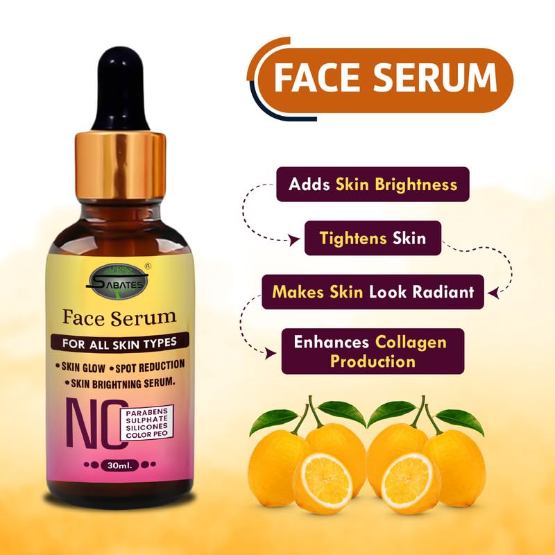 Best Vitamin C Face Serum for Glowing & Radiant Skin | Anti-Aging Serum with High Potency | Brightening & Hydrating Facial Treatment for Day & Night Use | Perfect for Dry, Dull Skin & Fine Lines