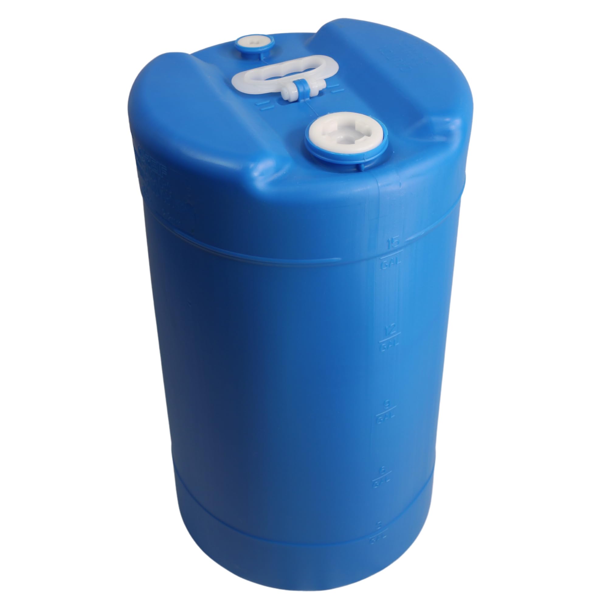 15 Gallon Water Storage Tank - BPA Free Food Grade Plastic, Durable & Portable Emergency Water Container for Home, Camping, Survival Kits - Reusable for Long Term Water Storage