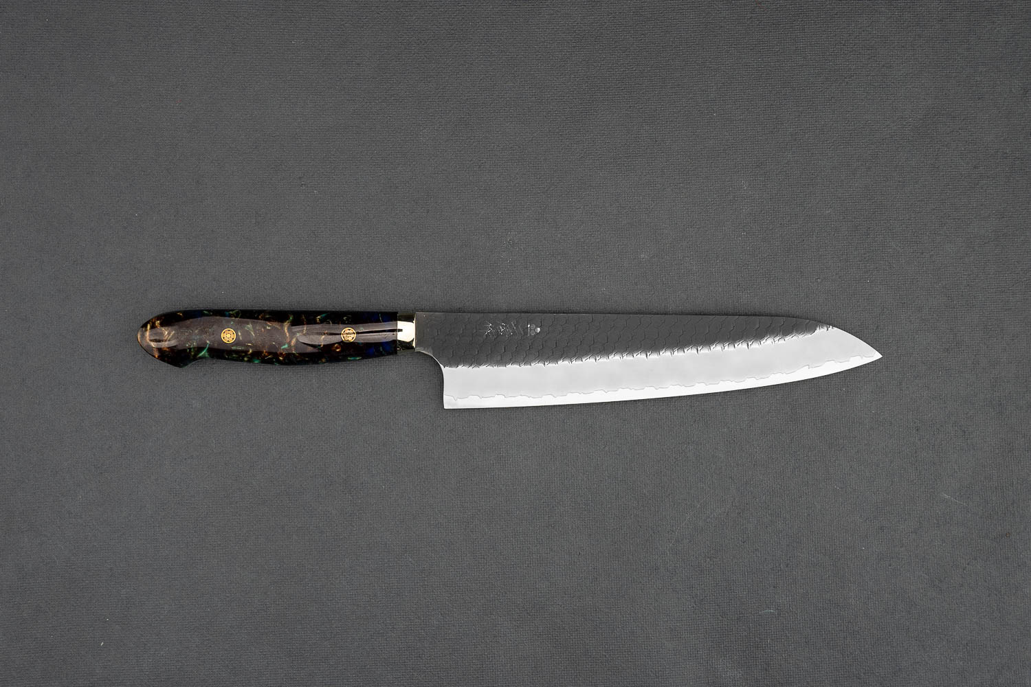 Nigara SG2 Kurouchi Tsuchime Gyuto Chef Knife 240mm - Premium Japanese Damascus Steel Kitchen Knife for Professional Chefs & Home Cooking