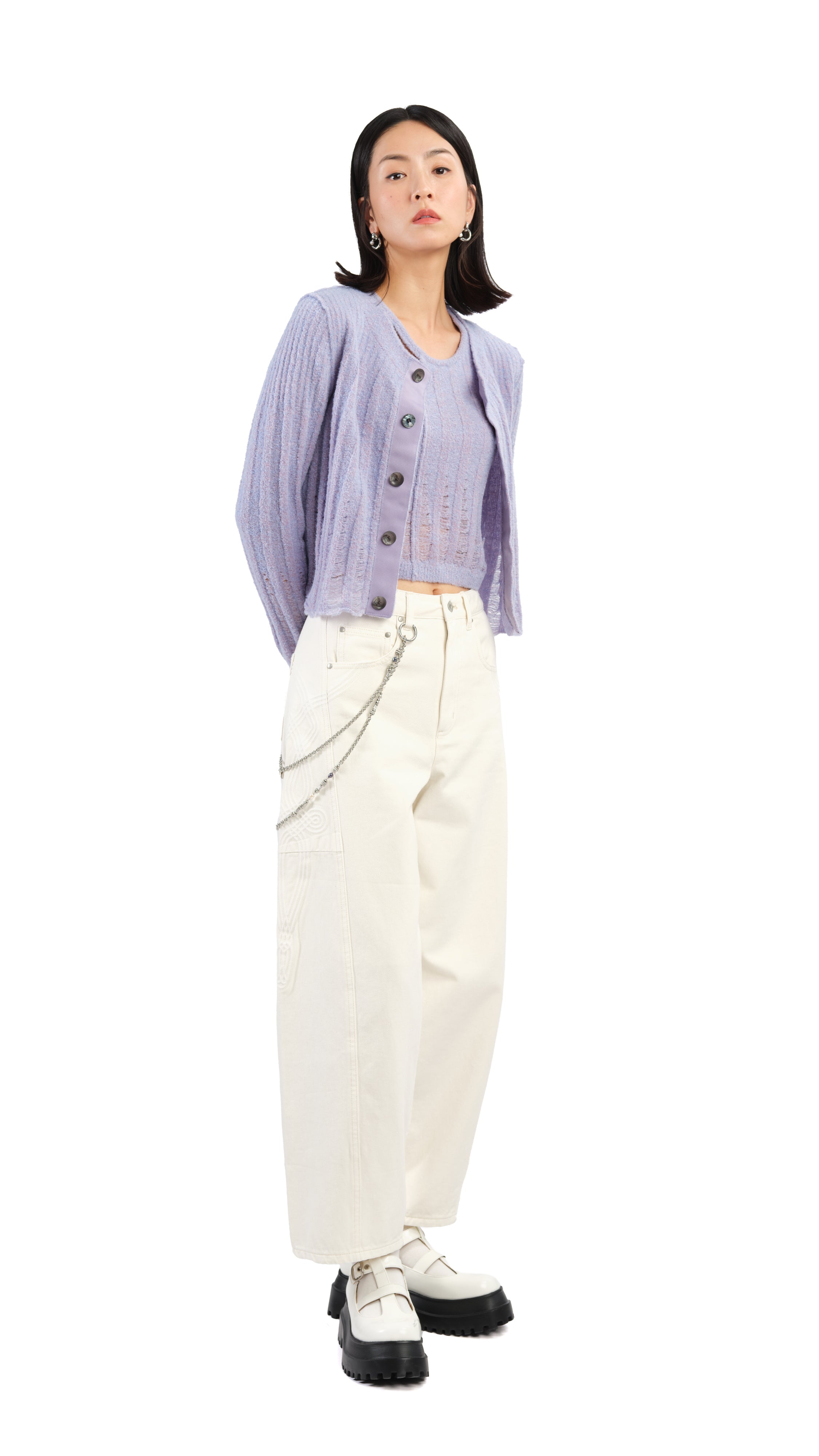 Stylish Boucle Cropped Vest for Women - Trendy Knit Cardigan Top for Layering - Perfect for Office Wear, Casual Outfits & Spring Fashion