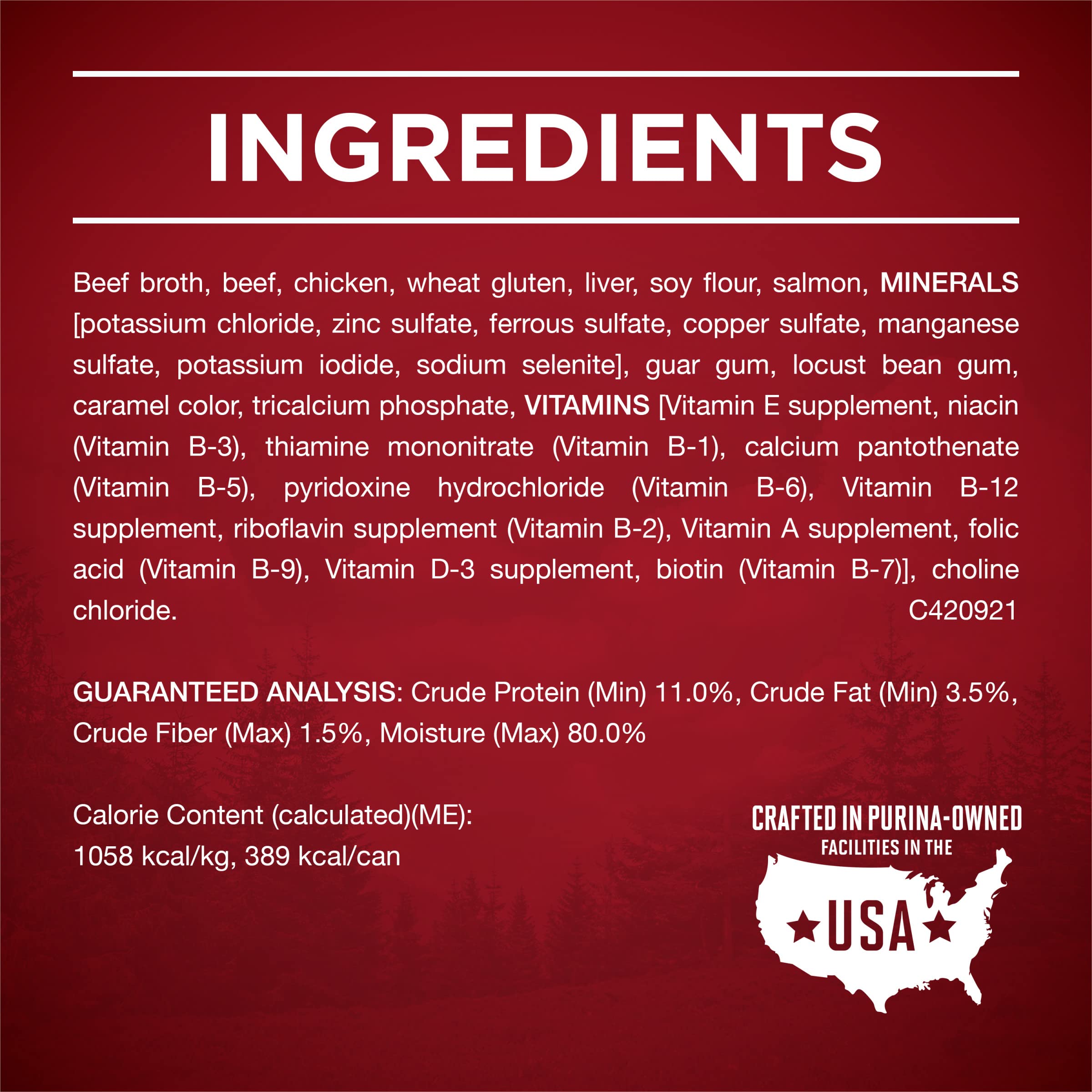 Purina ONE High Protein Wet Dog Food - True Instinct Tender Cuts in Gravy with Real Beef & Wild Salmon (12 Pack, 13 oz Cans) | Premium Nutrition for Active Dogs & Puppies | Perfect for Training Rewards, Mealtime & Outdoor Adventures