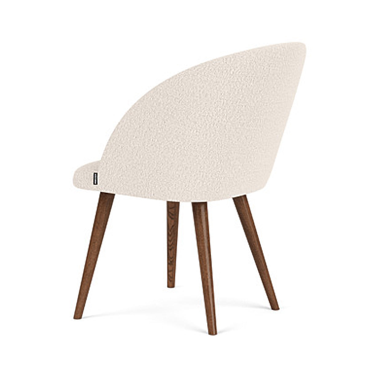 Holly Boucle Dining Chair - Modern Upholstered Accent Chair for Kitchen, Dining Room & Office - Comfortable & Stylish Home Decor