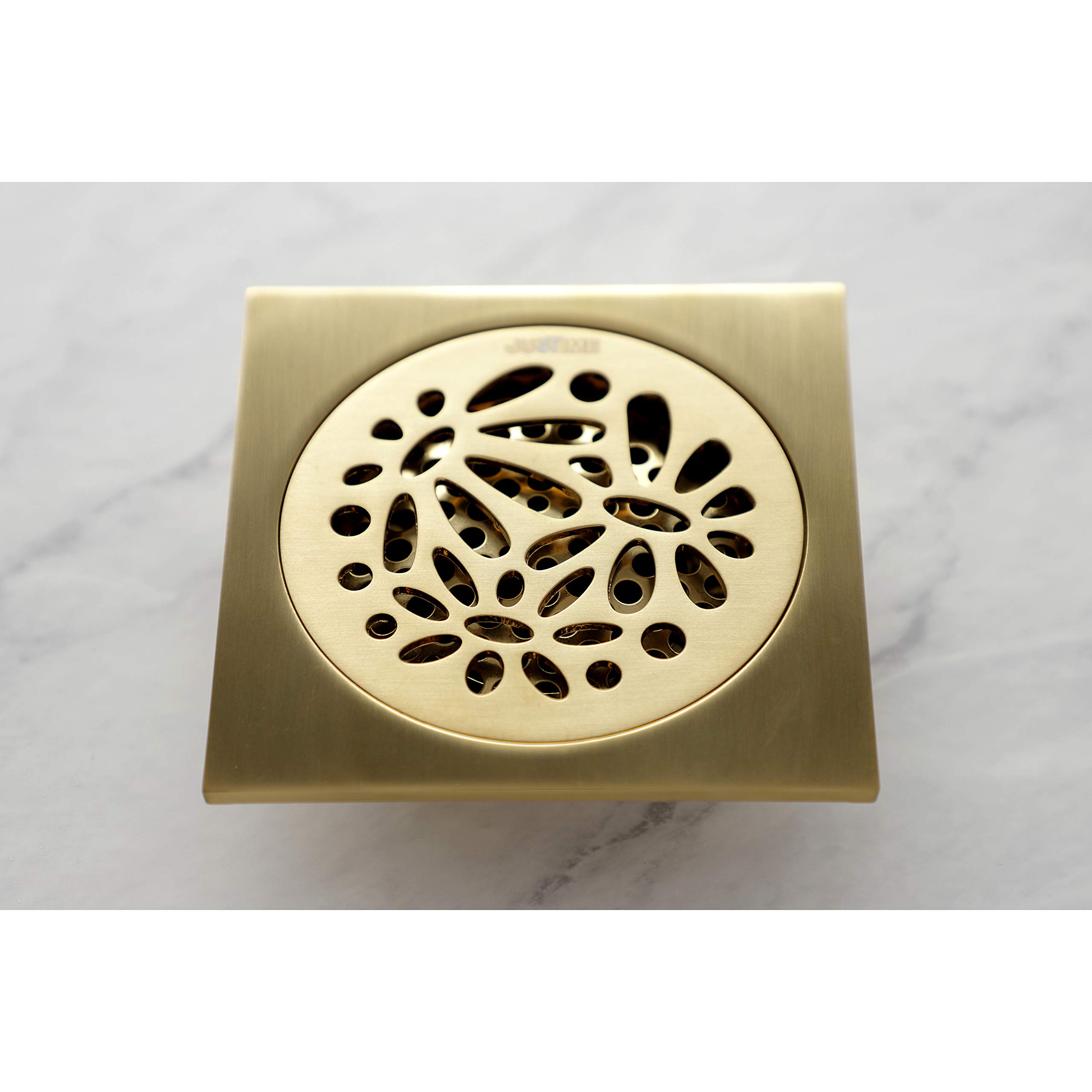 Kingston Brass BSF6360BB Brushed Brass Shower Drain - Premium Bathroom Drainage System for Modern Showers, Bathtubs & Wet Rooms | Corrosion-Resistant & Easy Installation