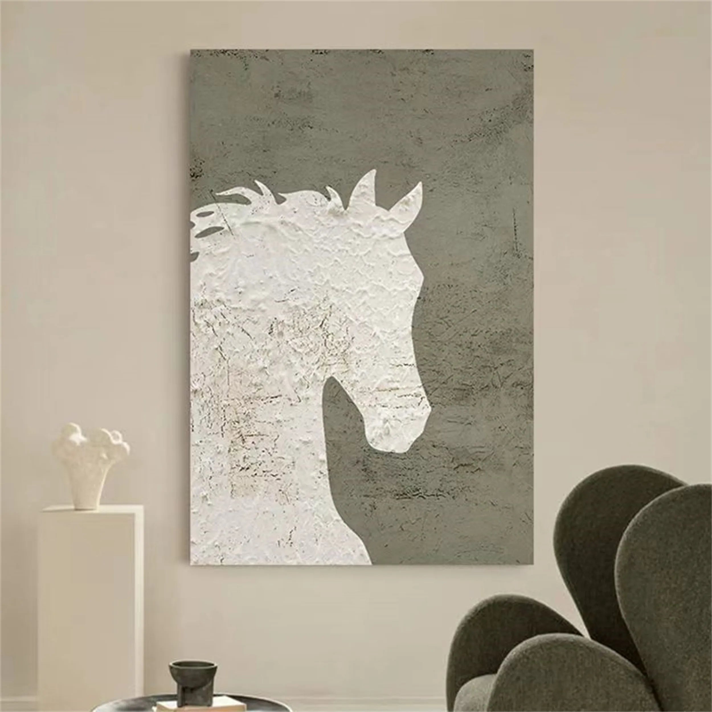 Animal Art Painting #AP043 - Handmade Wildlife Canvas Wall Decor for Home & Office - Perfect for Living Room, Bedroom & Gifts