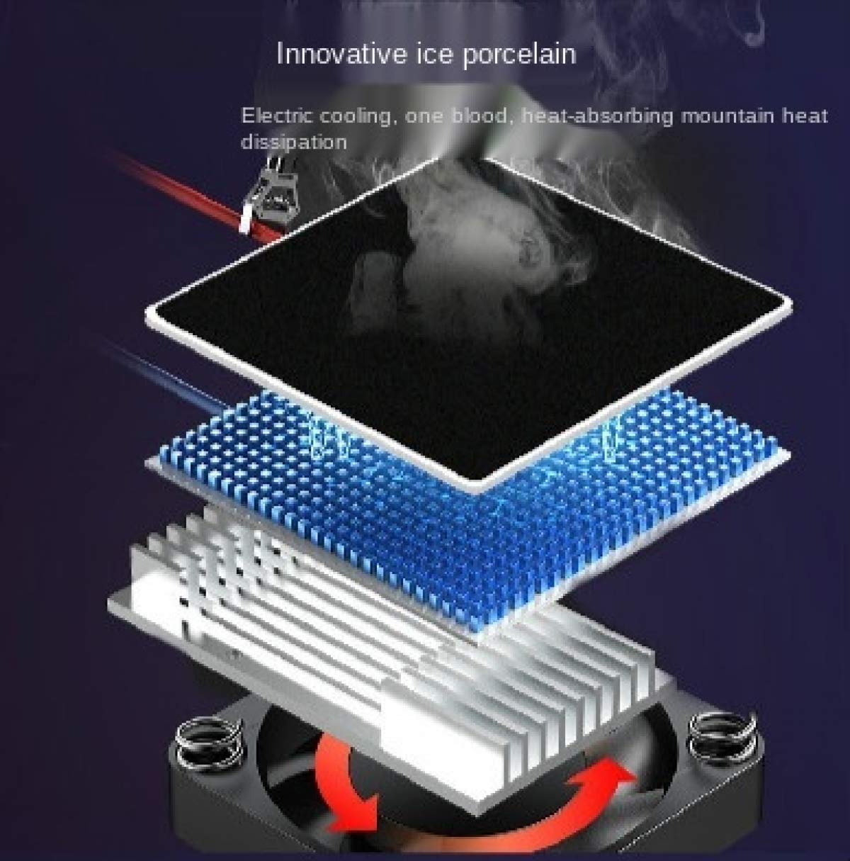 DKE&YMQ Semiconductor Phone Cooler for Gaming - Portable Mobile Phone Radiator with Cooling Chip for iPhone & Android - Perfect for Live Streaming, Outdoor Vlogging & Mobile Gaming Accessories
