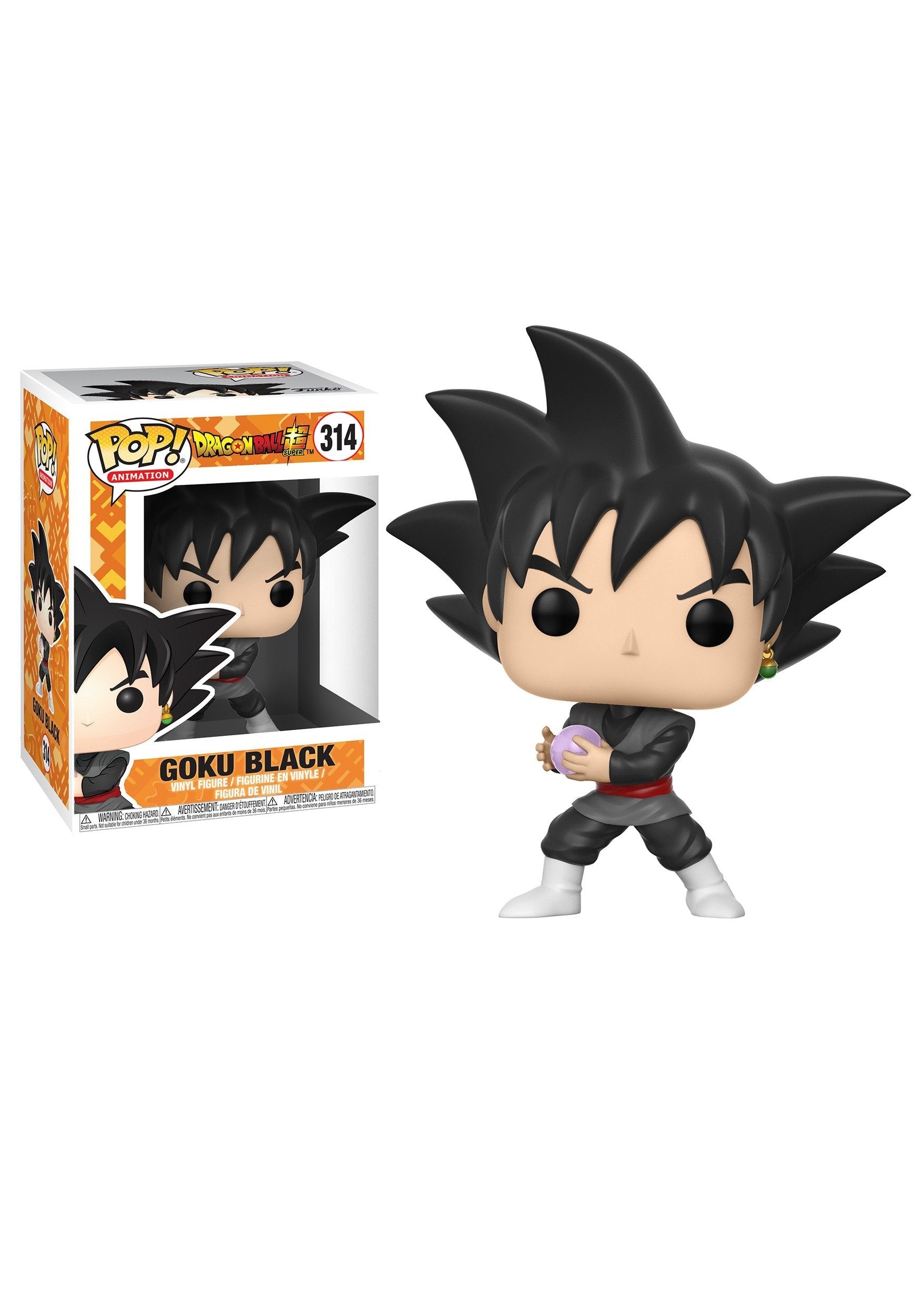 Dragon Ball Super Goku Black #314 Pop Vinyl Figure Collectible Toy - Perfect for Anime Fans, Gift for Collectors & Home Decor Display