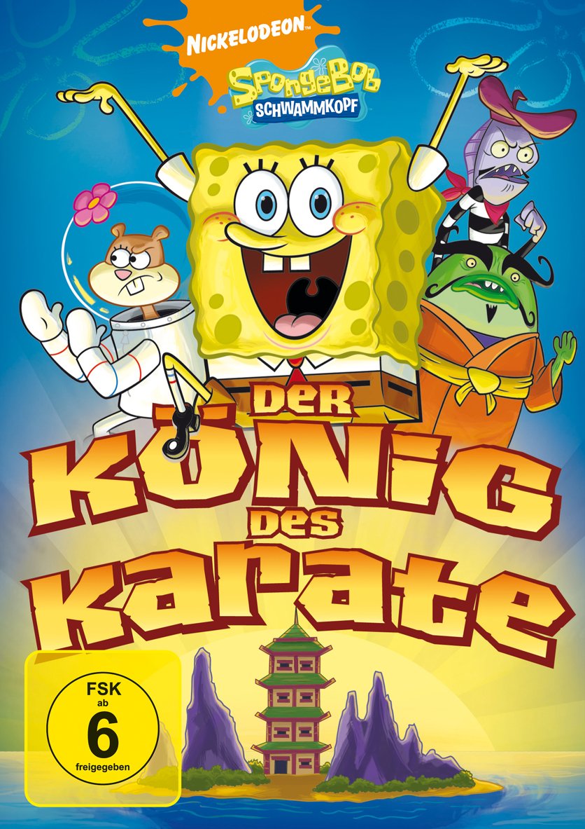 SpongeBob SquarePants: The Karate King DVD - German Import Edition | Perfect for Kids' Movie Nights & SpongeBob Fan Collections