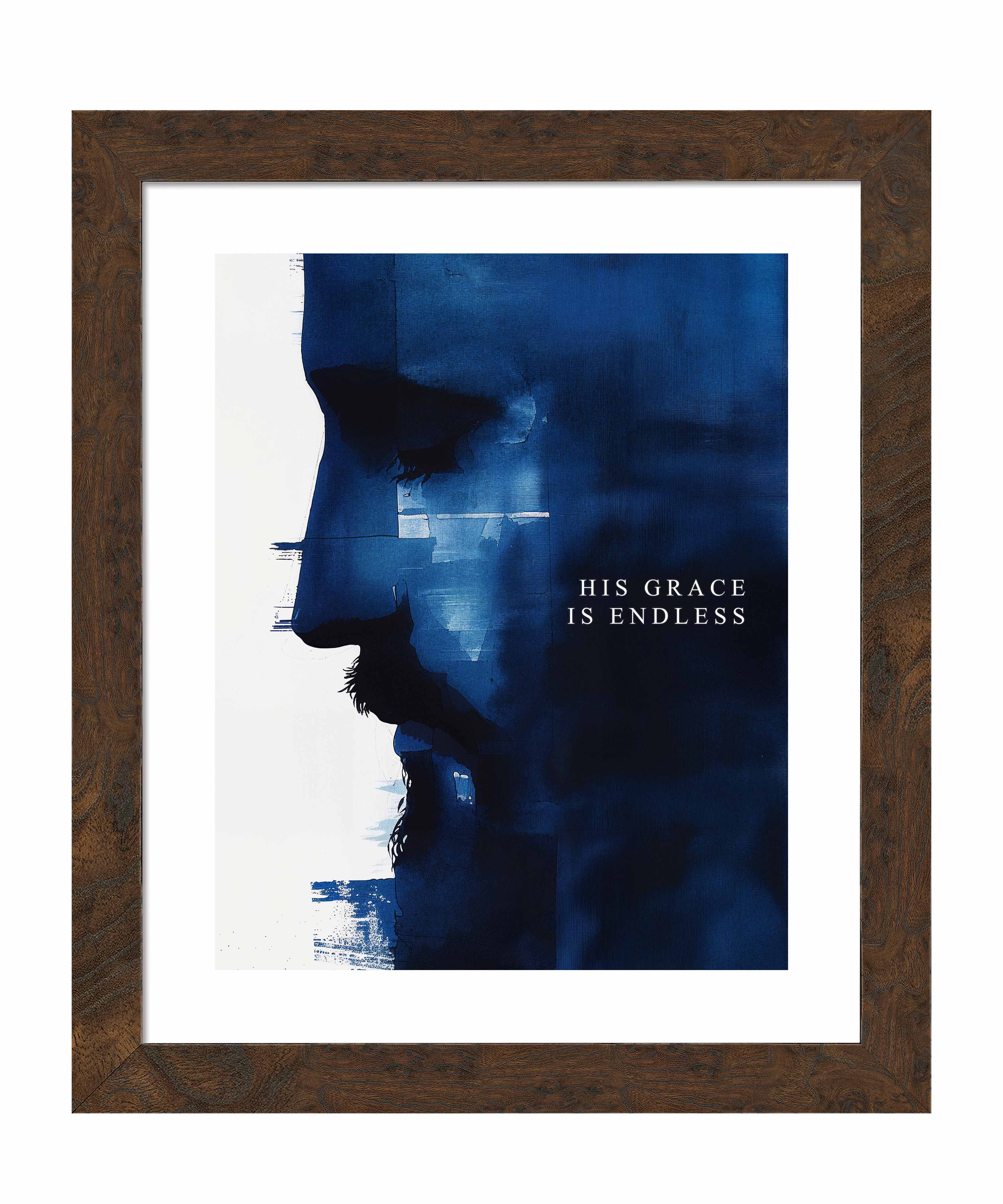 His Grace is Endless - Inspirational Christian Art Prints for Home Decor, Wall Art & Gift Ideas