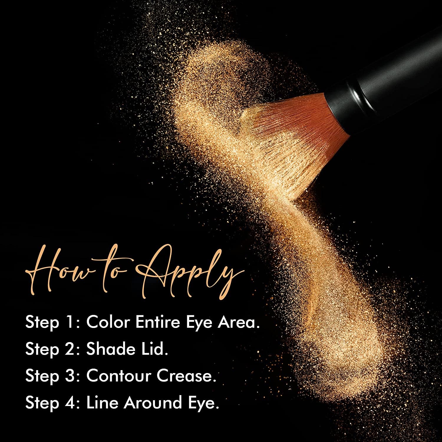GLAM FAM Smokey Dramatic Look Eyeshadow Palette - Waterproof, Long Lasting, 9-in-1 Makeup Kit with Kajal, Eyeliner & Mascara | Perfect for Party, Wedding & Night Out Makeup