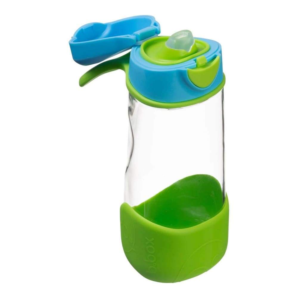 Bbox Kids Water Bottle with Sport Spout - 450ml Leak Proof & BPA Free - Ocean Blue Design for School, Sports & Outdoor Activities