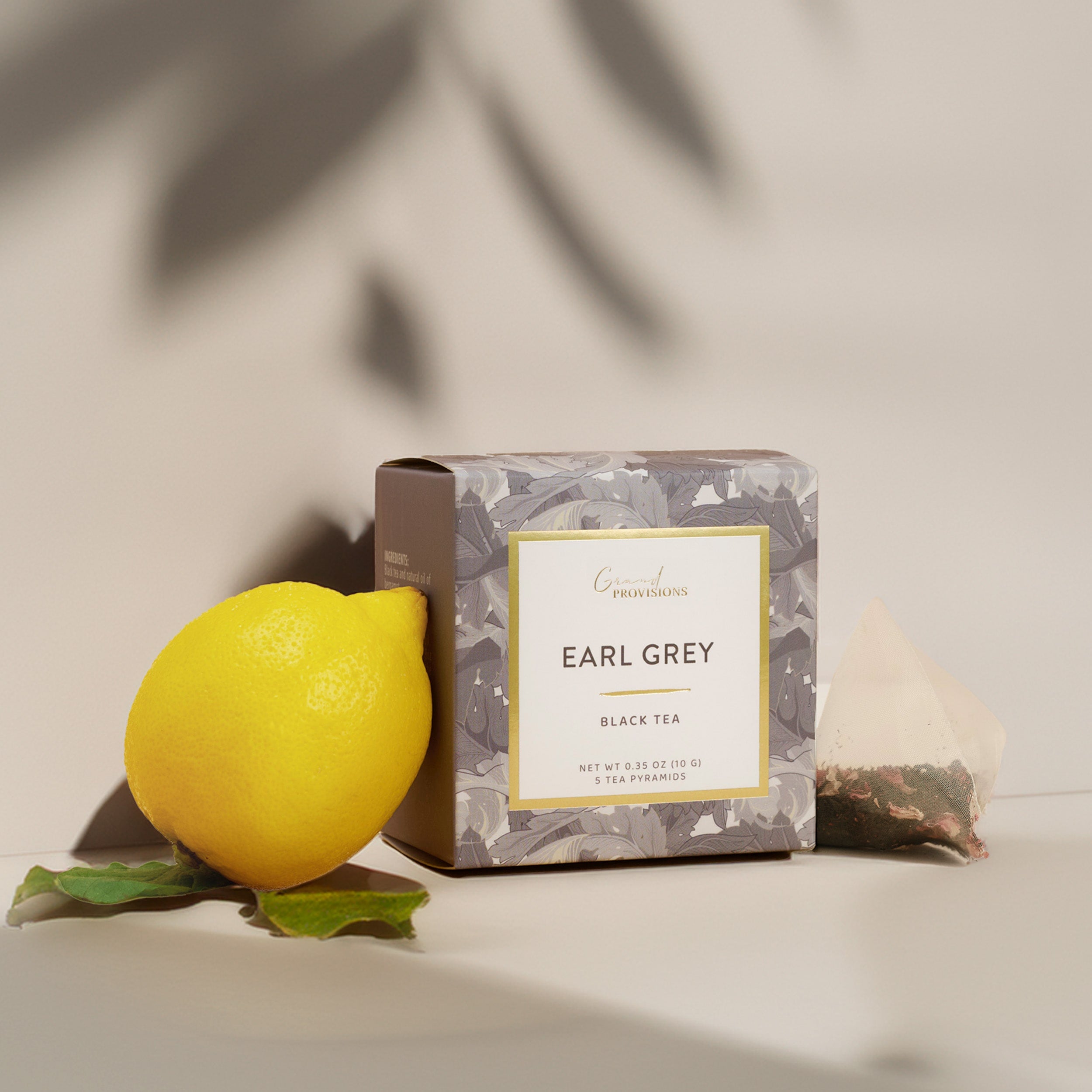 Premium Earl Grey Black Tea Loose Leaf - Grand Provisions | Organic & Aromatic | Perfect for Afternoon Tea & Gifting
