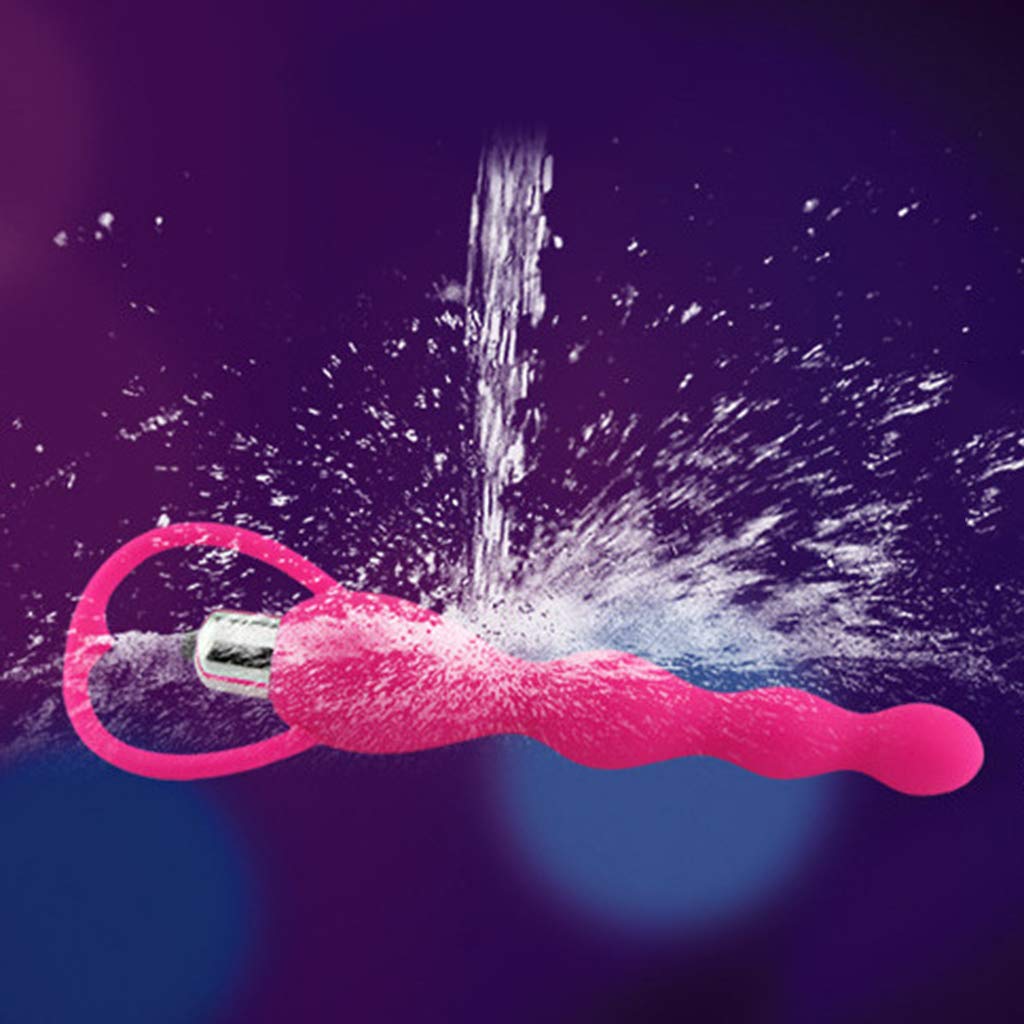 Silicone Anal Beads Vibrator - Pleasure Stimulation Toy for Women & Men (Purple) - Perfect for Couples Play & Solo Exploration