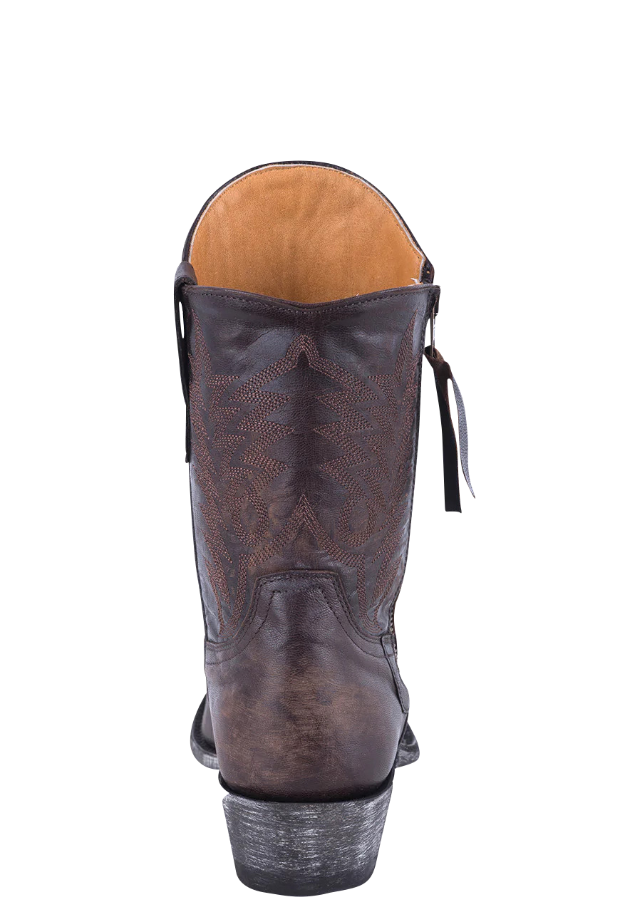 Old Gringo Vesuvio Razz Boots - Women's Western Cowboy Boots in Chocolate Brown Leather | Perfect for Country Dancing, Rodeos & Western Fashion Outfits