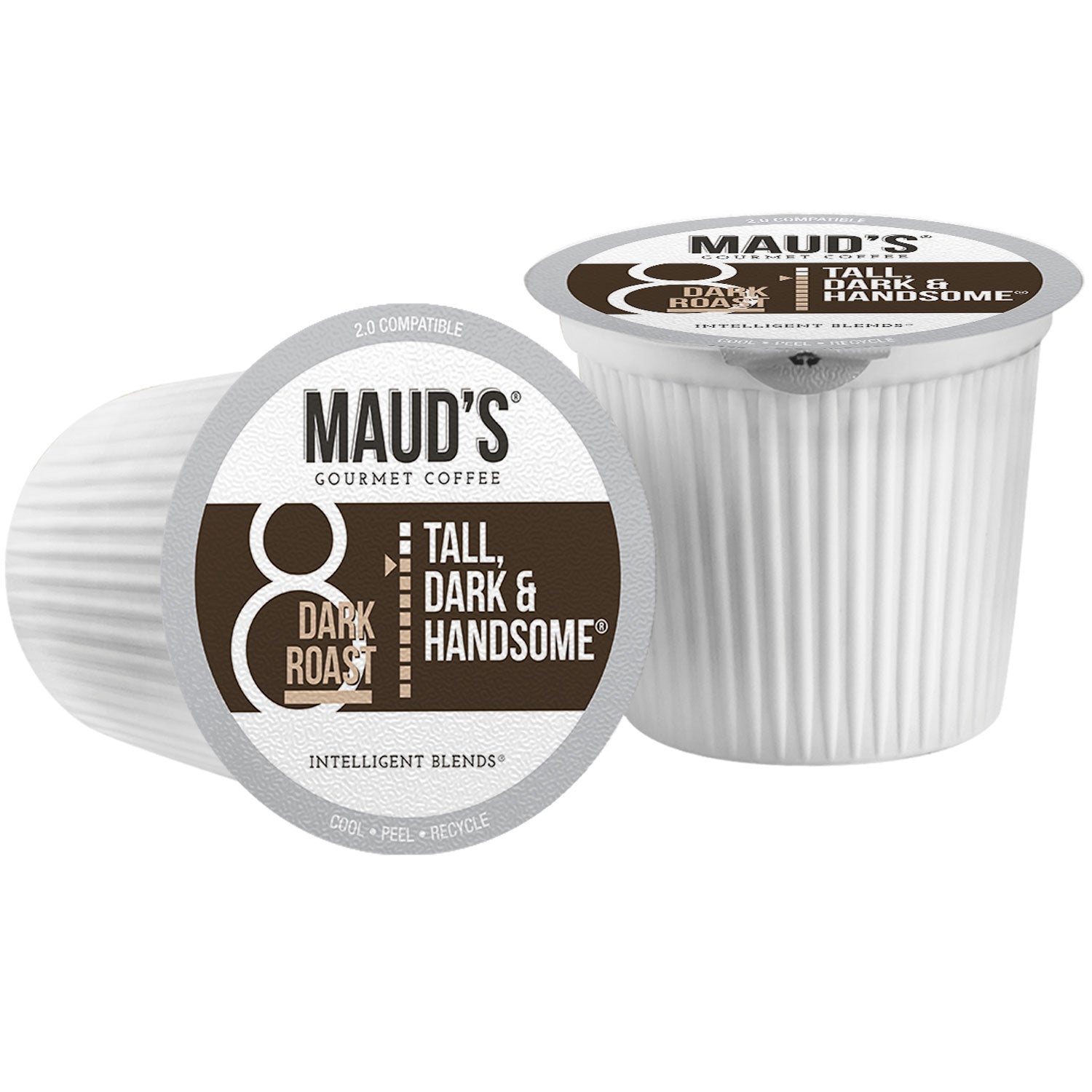 Maud's Premium Dark Roast Coffee Pods - 100% Arabica Single Serve Cups for Keurig Brewers | Perfect for Home, Office & Morning Energy Boost