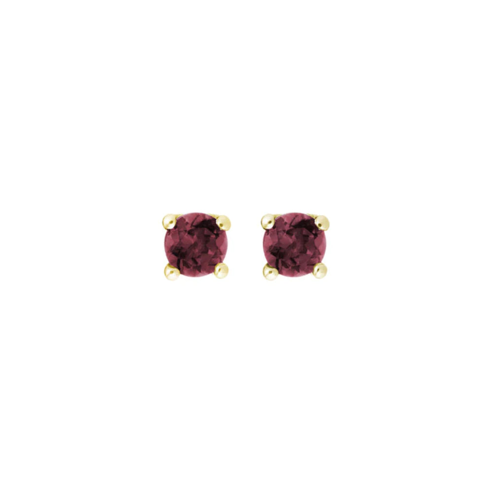 14K Gold Gemstone Stud Earrings for Women - Dainty & Elegant Jewelry Gift for Birthday, Anniversary, Valentine's Day - Perfect for Everyday Wear & Special Occasions