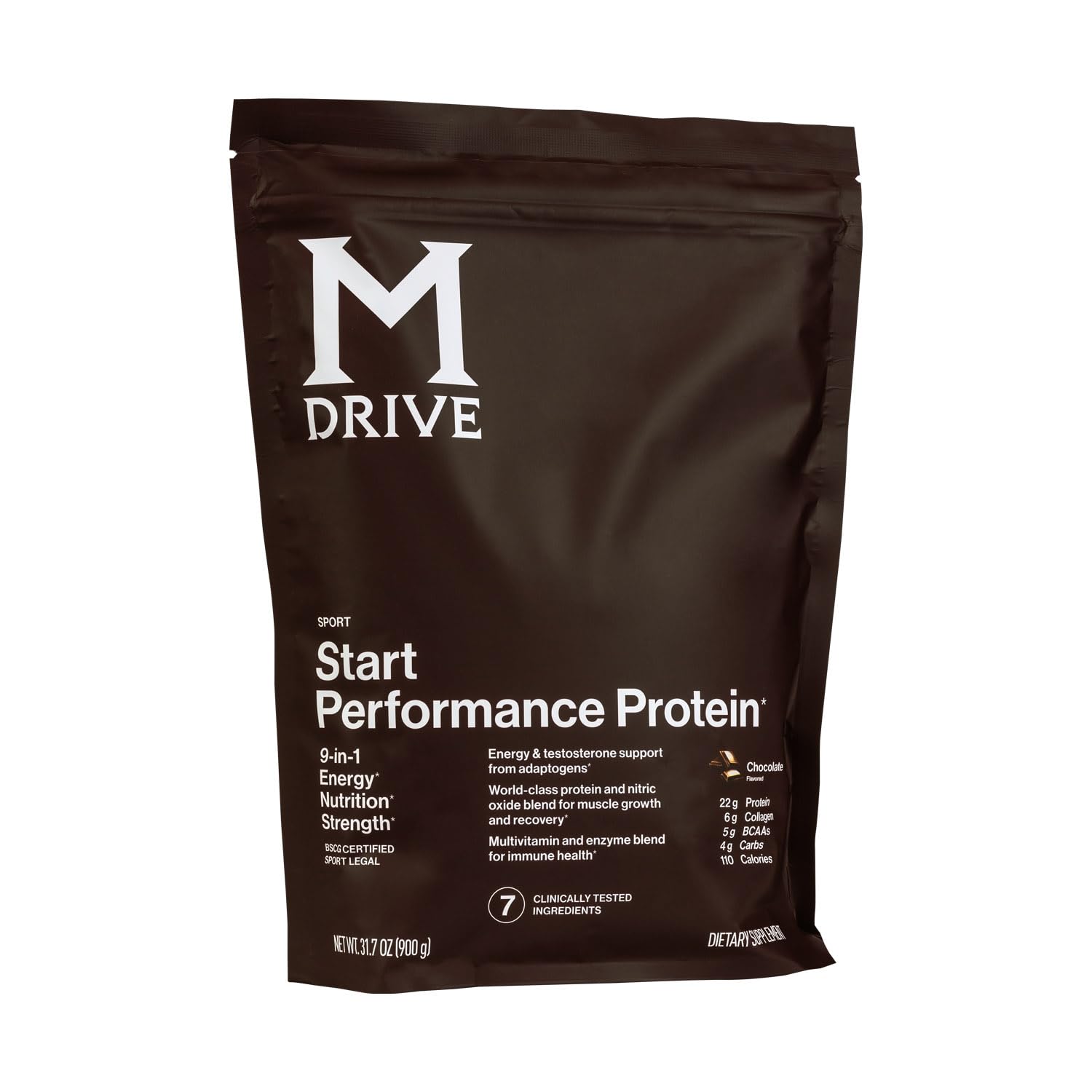 Mdrive Prime Start Supplement - Boost Energy, Strength & Lean Muscle | Supports Digestion, Immune Health, Nitric Oxide & Recovery | Pre-Workout & Post-Workout Support for Men & Women