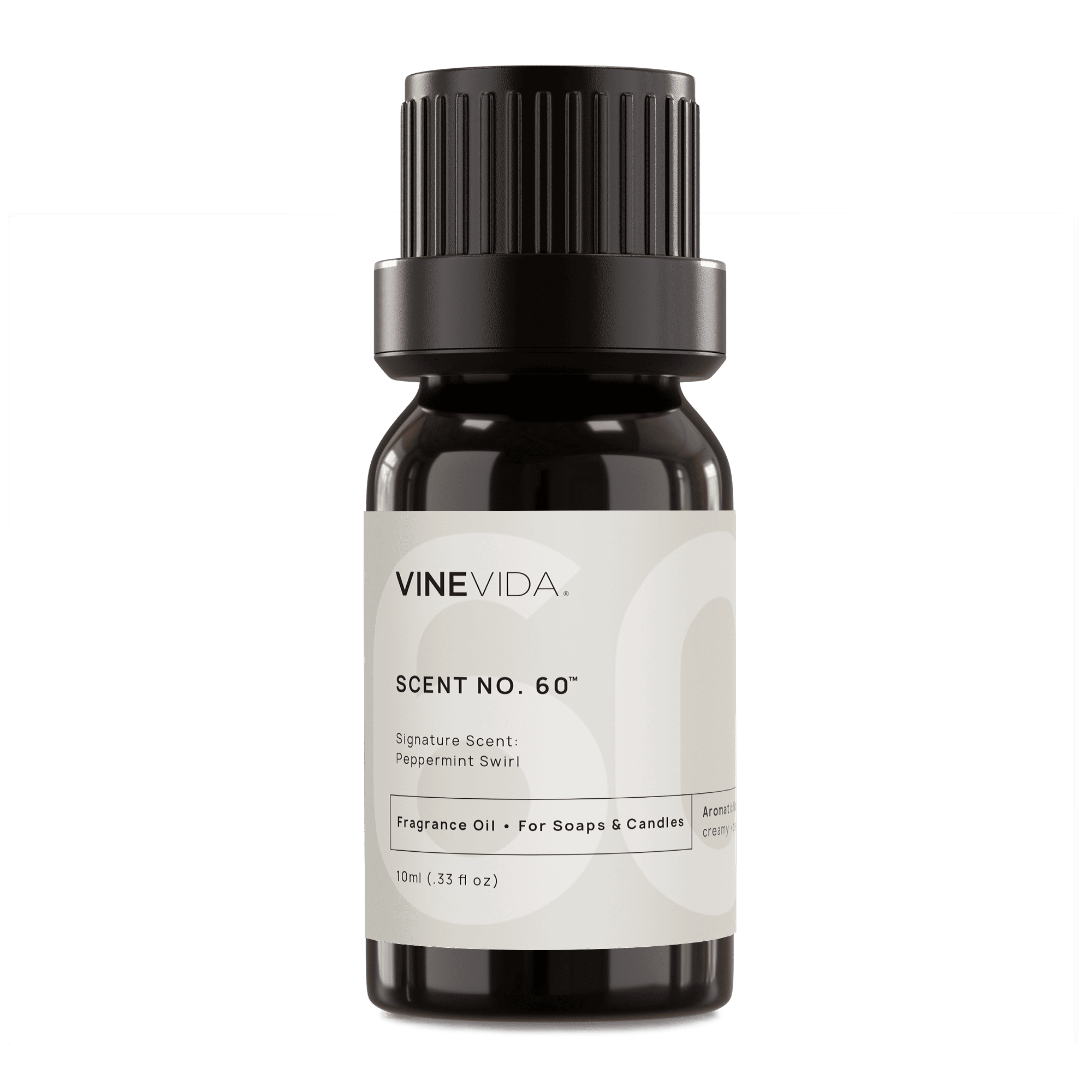 Peppermint Swirl Fragrance Oil for Soaps, Candles & DIY Crafts - 60ml Bottle for Home Scenting, Aromatherapy & Relaxation