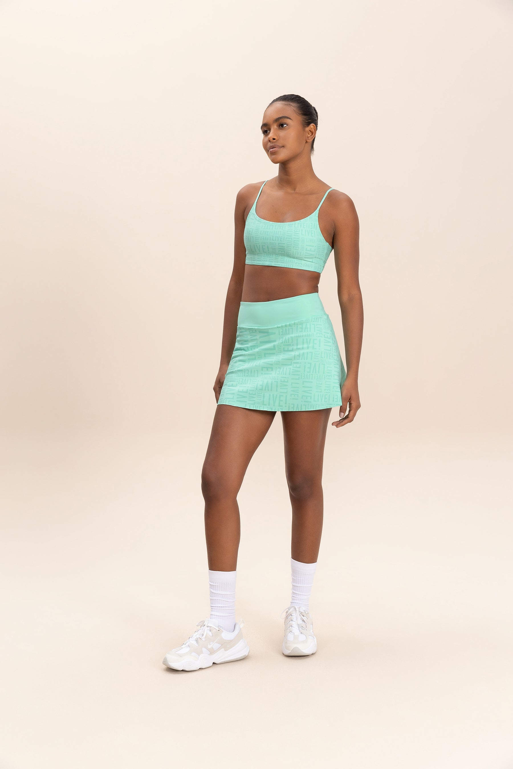 Live! Sense Pro® Skirt - Women's High Waist Flowy Midi Skirt with Pockets | Perfect for Work, Date Night & Summer Outfits