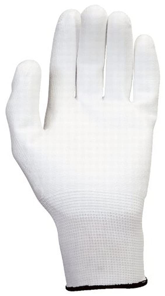KS TOOLS 310.0455 Extra Long Micro Fine White Gloves - 12 Pairs, One Size Fits All - Perfect for Laboratory Work, Food Handling & Medical Use