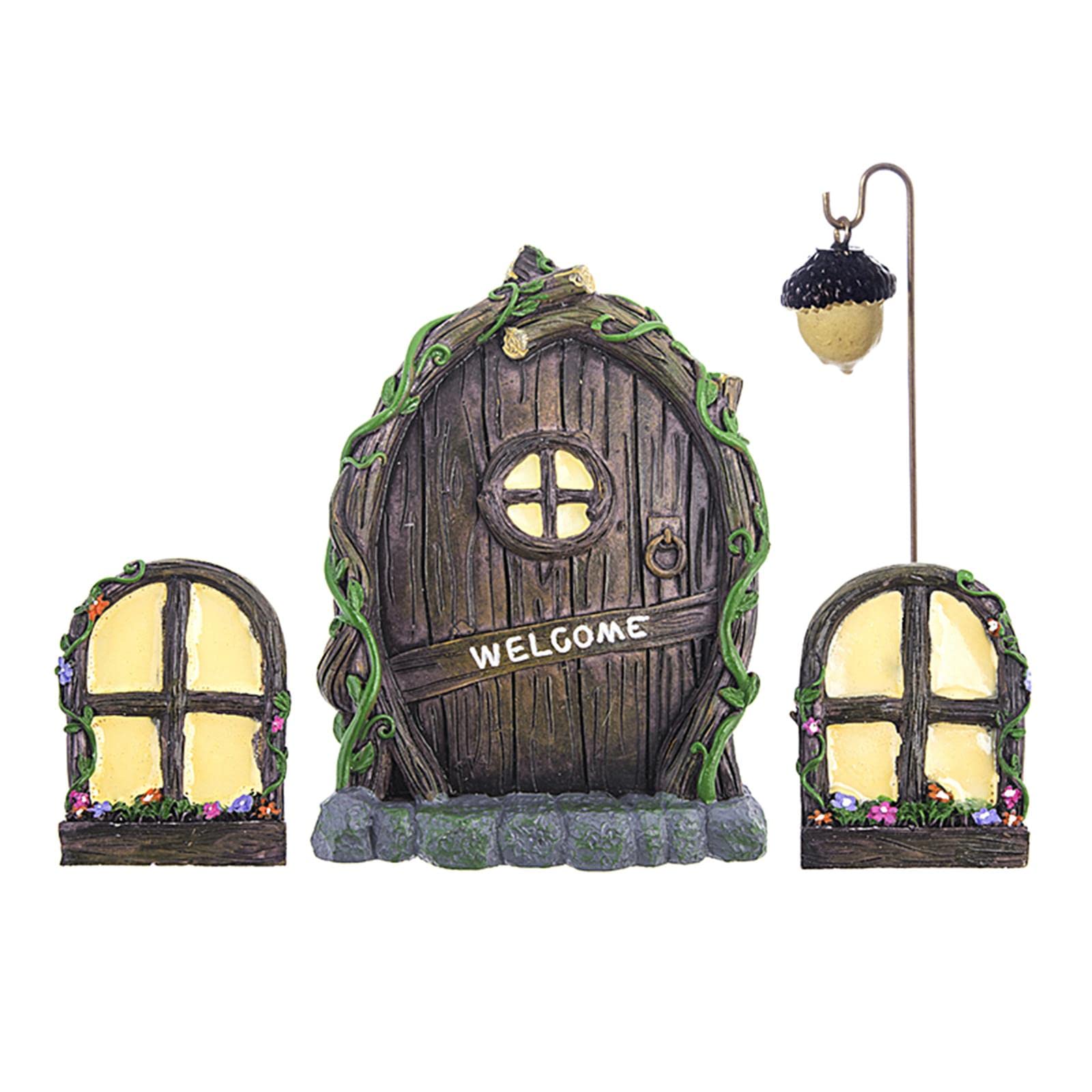 Miniature Fairy Garden House - Outdoor Decor for Gardens, Patios & Backyards | Perfect for DIY Fairy Gardens, Terrariums & Landscape Design
