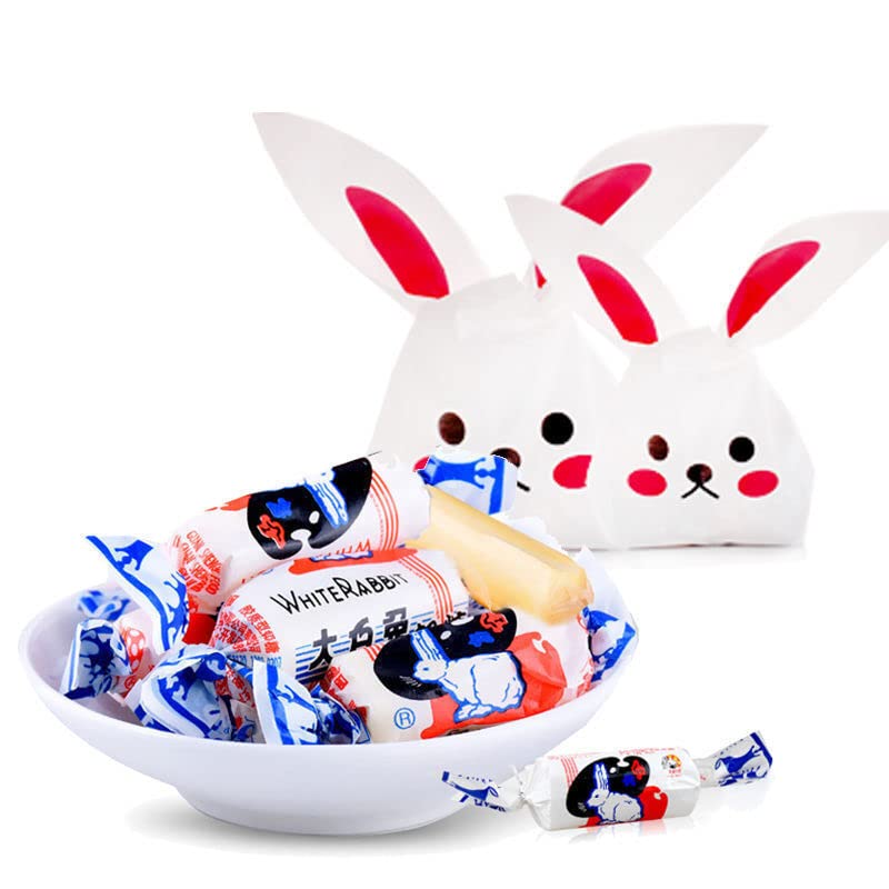 White Rabbit Toffee Candy Gift Box - 170g (6oz) Classic Chinese Milk Candy, Perfect for Easter Gifts, Birthday Presents & Holiday Treats