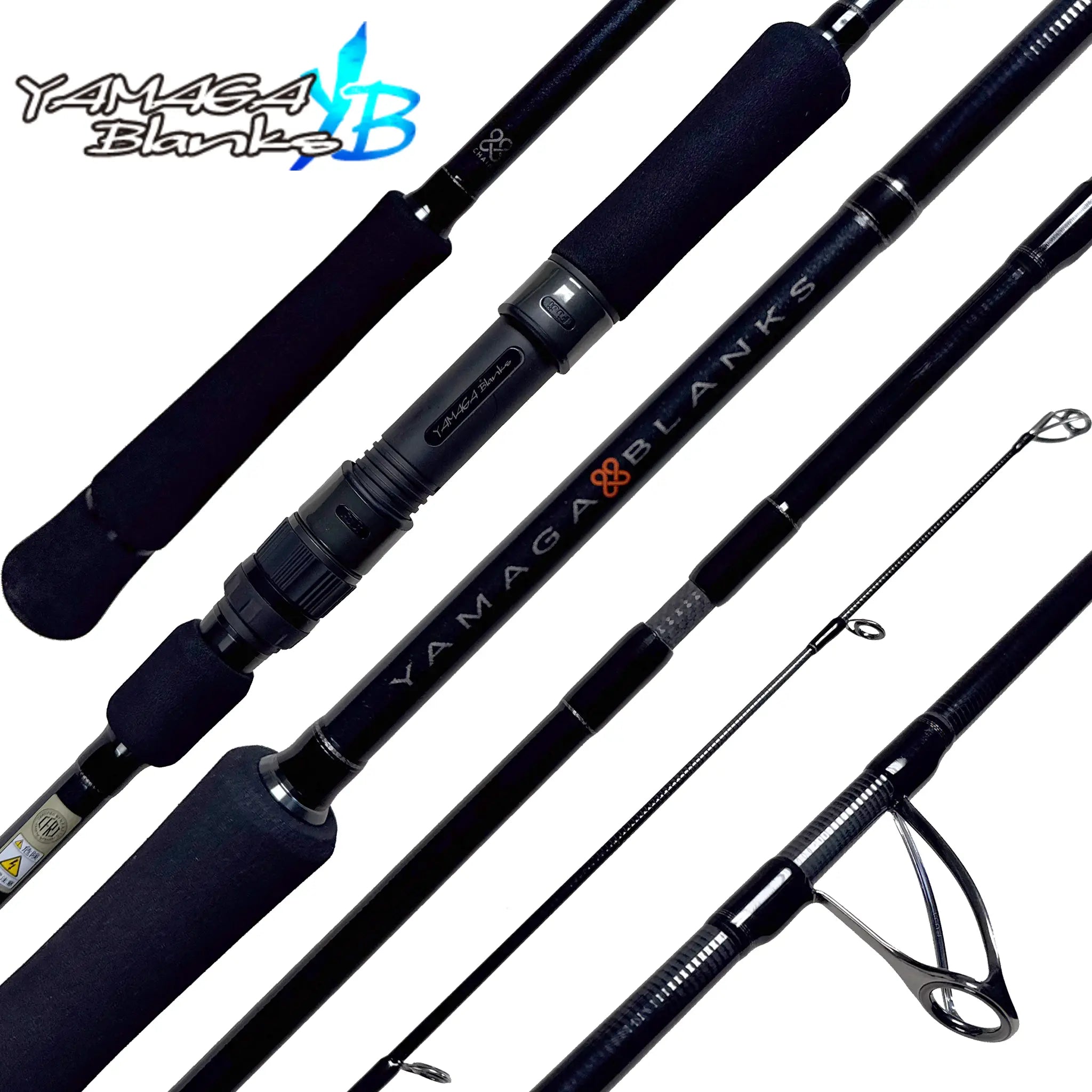 Yamaga Blanks 88 Chain Spinning Rods - High Performance Fishing Rod for Saltwater & Freshwater - Ideal for Bass, Trout, and Saltwater Game Fish