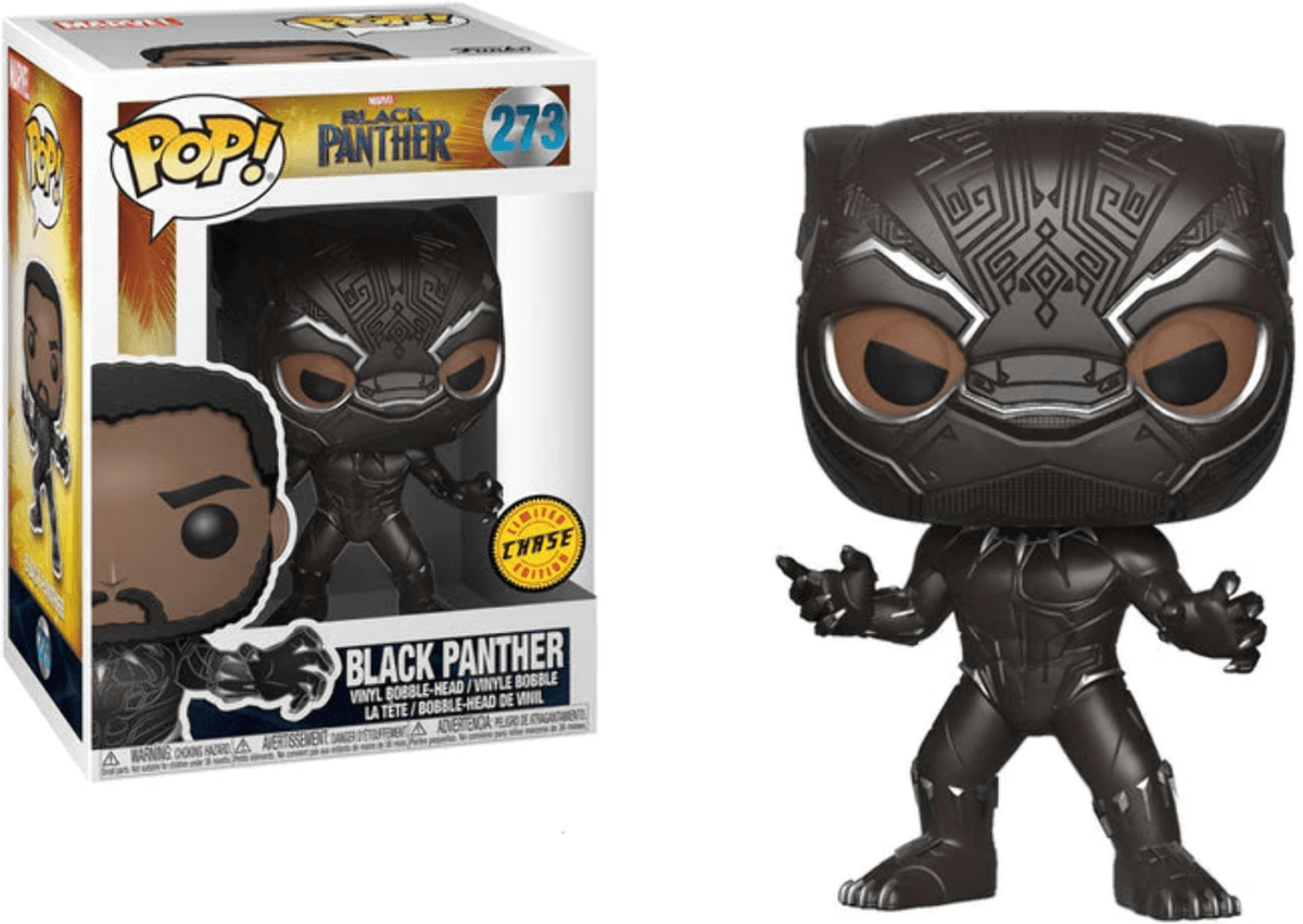 Marvel Black Panther #273 Limited Edition Chase Funko Pop Vinyl Figure - Collectible Action Toy for Marvel Fans & Gift for Superhero Lovers - Perfect for Display, Gifting & Comic Book Collections