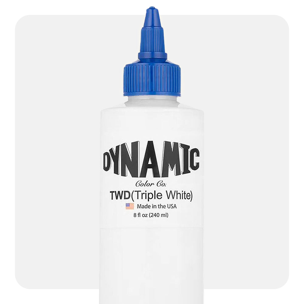 Dynamic Triple White 8oz Bottle - Premium Whitening Solution for Teeth, Skin & Nails - Perfect for Home Beauty Care & Dental Hygiene