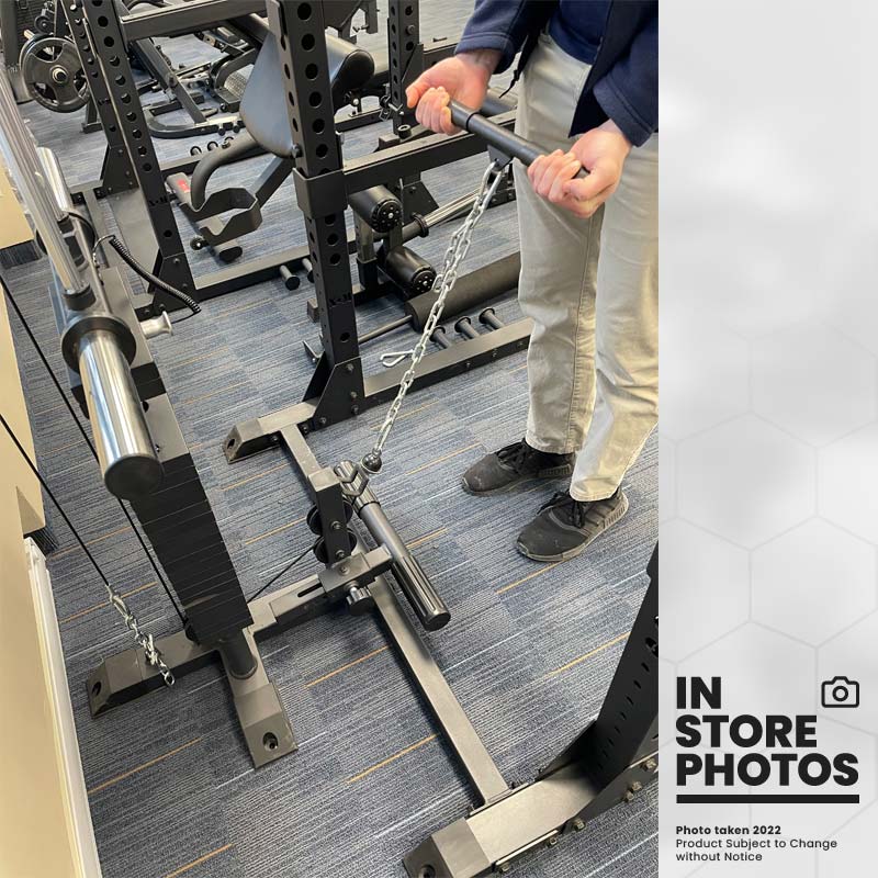 XM Fitness Infinity Rack - Adjustable Lat Pulldown Machine with Weight Stack for Home Gym Strength Training | Perfect for Full-Body Workouts & Muscle Building