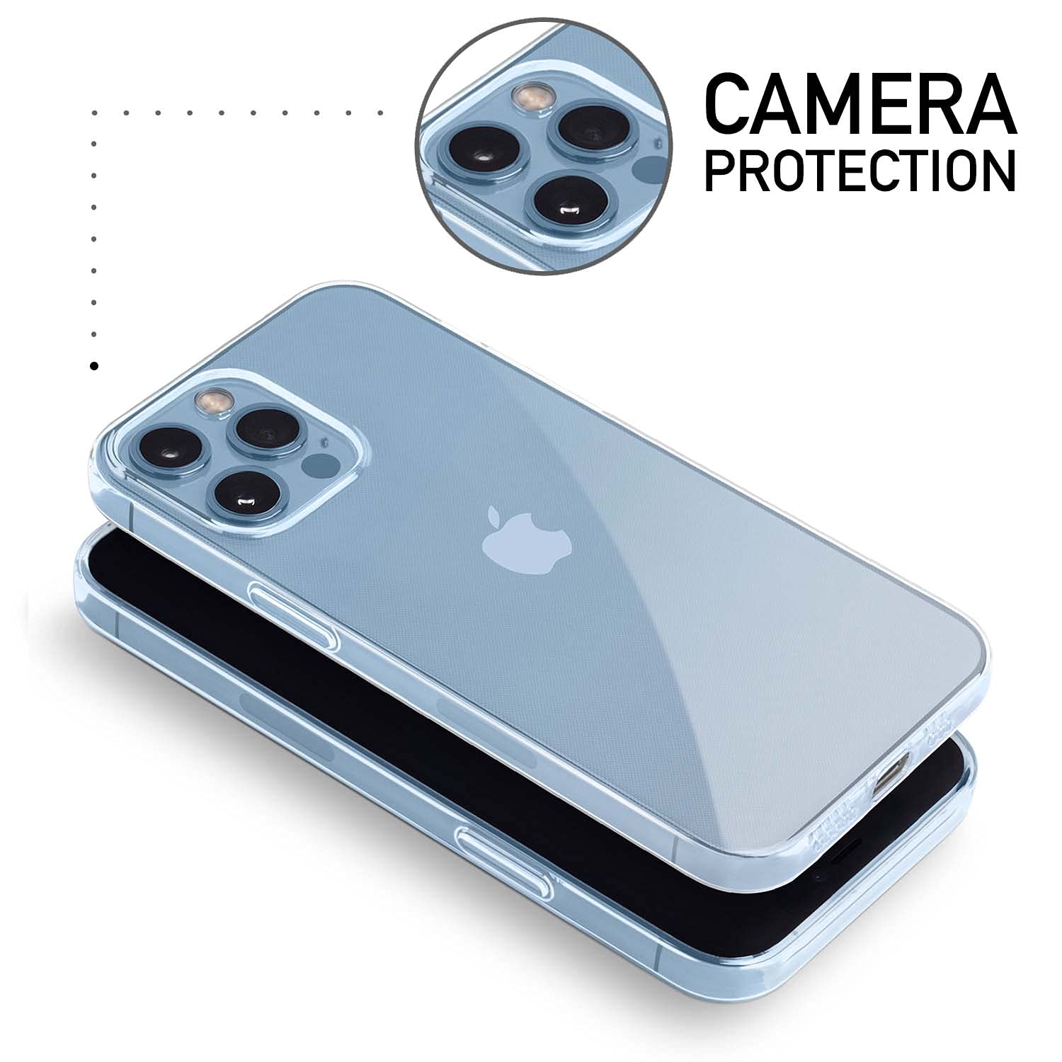Totallee Ultra Thin Clear iPhone 13 Pro Max Case - Slim Minimalist Protective Cover for Apple iPhone 13 Pro Max (2021) - Perfect for Everyday Use, Work & Travel (Transparent)
