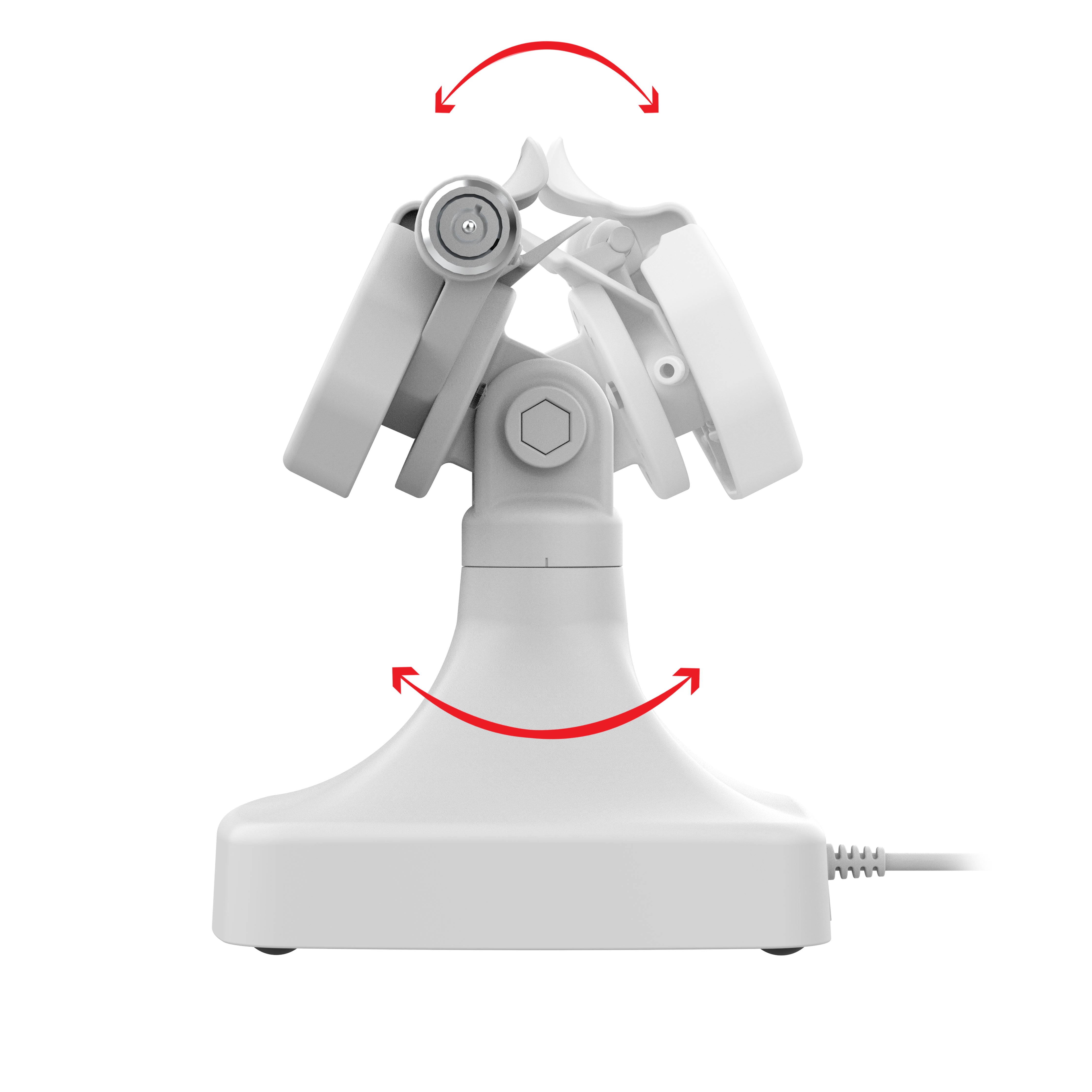 GDS® Uni Conn™ Powered Locking Tilt & Swivel Dock with USB-C + Data Port in Gray (RAM GDS DOCKLR D14 U3C 2A GRY) - Perfect for Office, Home & Car Laptop Mounting Solutions